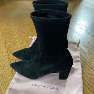 Stuart Weitzman Landry suede ankle boot